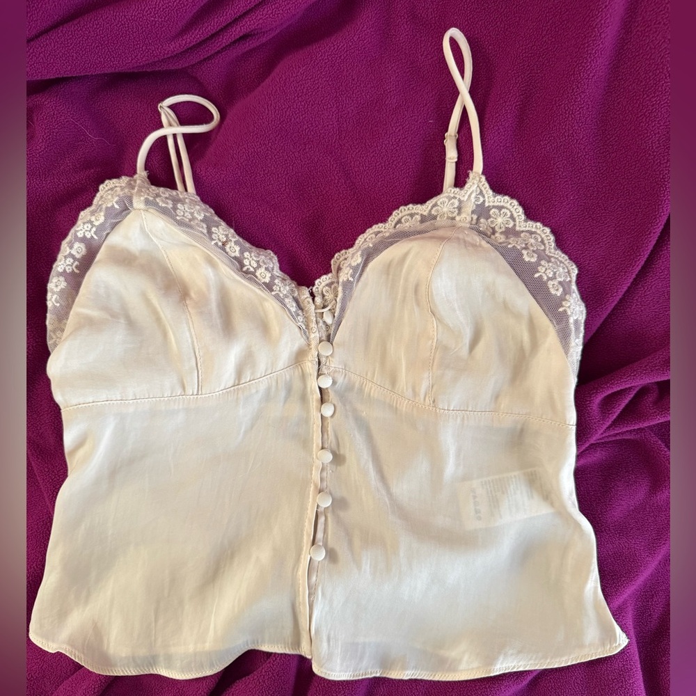 Off white cami urban outfitters